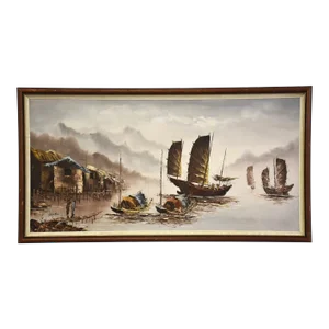 Tang Pins Oil on Canvas Painting
