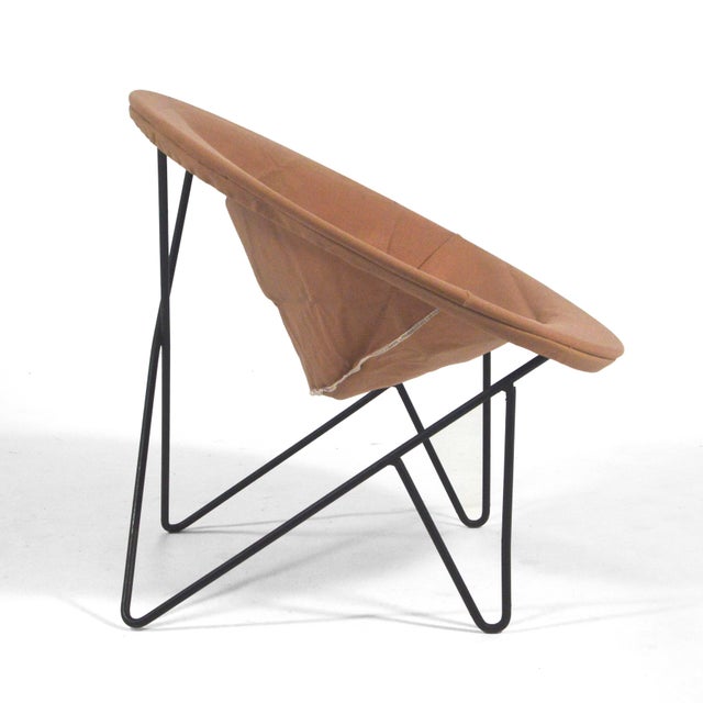 Rare Early Hedstrom Iron Circle Chair For Sale - Image 9 of 9