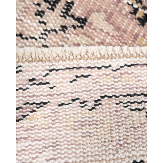 Turkish 1970s Vintage Turkish Oushak Handmade Wool Cotton Brown Area Rug For Sale - Image 3 of 11