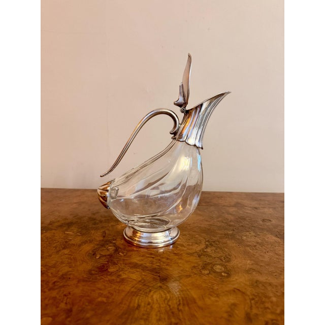 Vintage Claret Jug, 1920 For Sale - Image 4 of 5