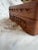 Hand Carved Wood Box With Brass Inlay For Sale - Image 6 of 12