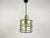 1960s Mid-Century Iron and Bubble Glass Pendant Lamp by Glashütte Limburg For Sale - Image 11 of 12