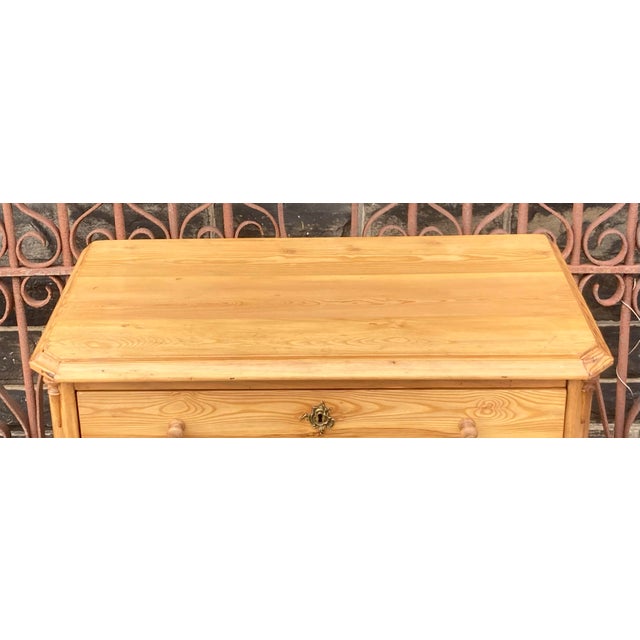 1910s 1910s Pine Chest of Four Drawers, France For Sale - Image 5 of 12