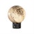 Aloadecor Smoky Grey Hand-Blown Art Glass Globe Table Lamp Cordless Rechargeable Decorative Bedside Lamp With Dimmable Led For Sale - Image 11 of 11