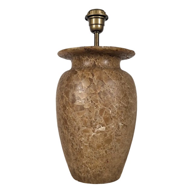 Vintage Alabaster Table Lamp For Sale