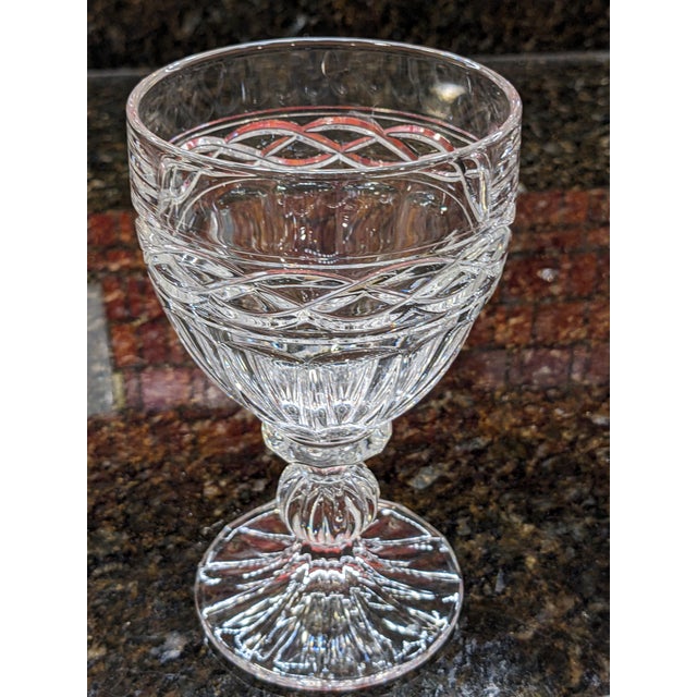 Late 20th Century Towle Crystal Goblets- Set of 4 For Sale - Image 12 of 12