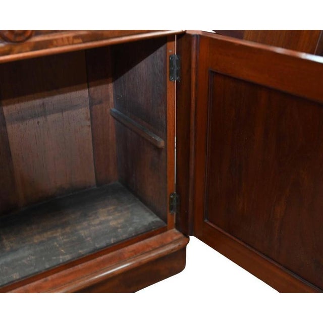 Victorian Breakfront Bookcase Gillows Library a Blain Liverpool, 1880 For Sale - Image 6 of 12