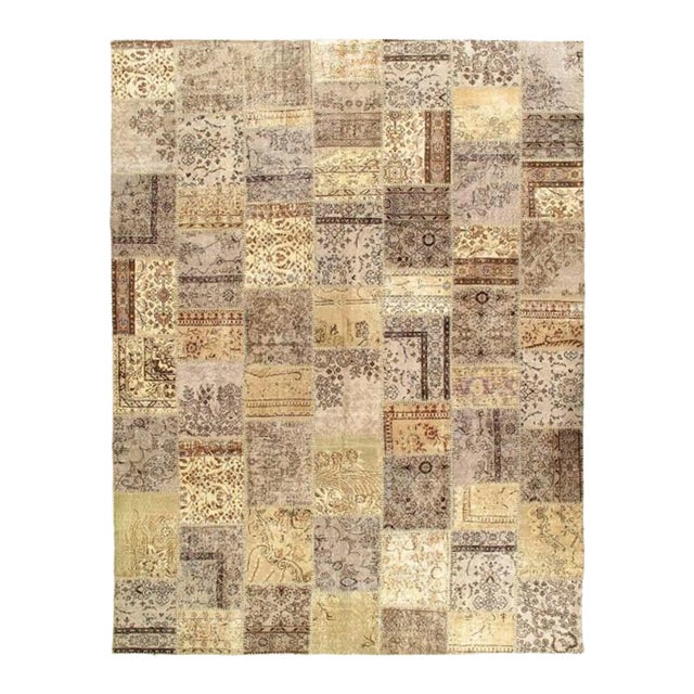 Pasargad Beige Vintage Patchwork For Sale