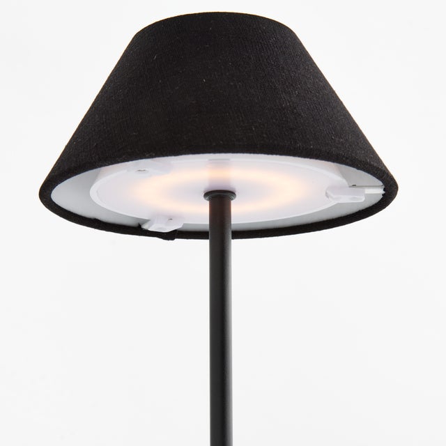 Alluna Cordless Led Lamp 10" - Black For Sale In Chicago - Image 6 of 7