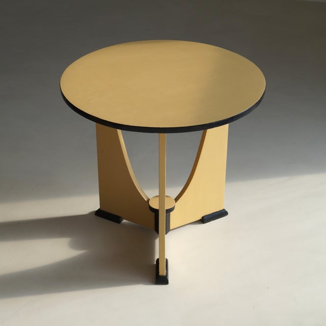 Black Dutch Art Deco Side Table, 1920s For Sale - Image 8 of 17