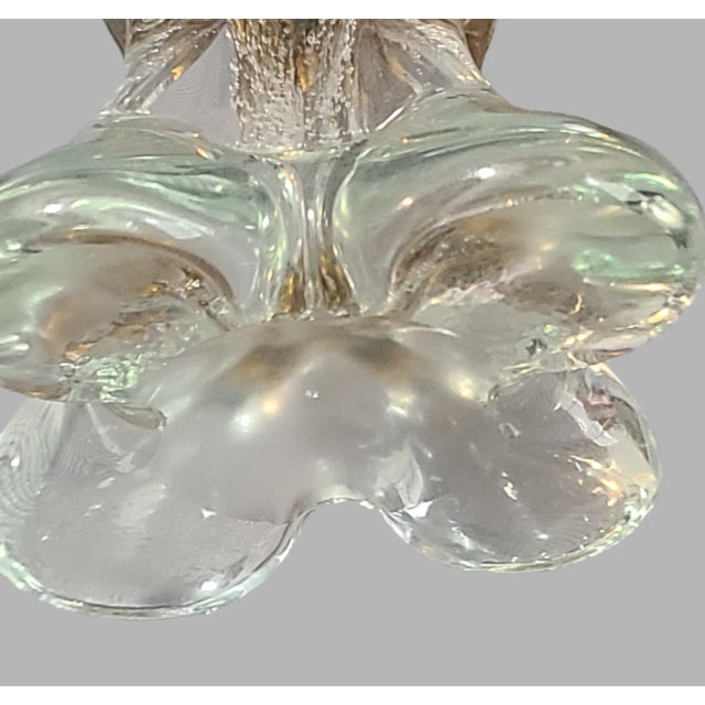 Vintage Hand-Blown Venetian Style Colorful Art Glass Vase For Sale - Image 9 of 9