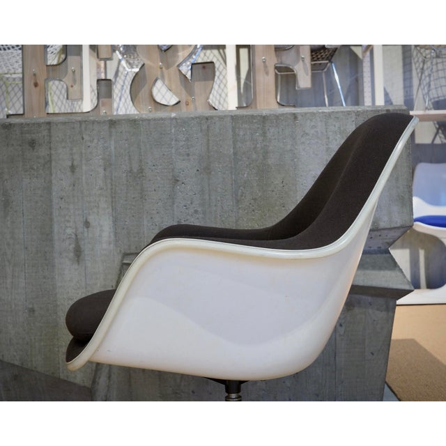EC178 Swivel Arm Chair in Hopsack Brown by Charles & Ray Eames for Herman Miller, 1970s, Set of 5 For Sale - Image 10 of 18