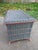 Vintage Palecek Wicker & Rattan Storage Trunk Blanket Chest Victorian Style Boho For Sale - Image 10 of 13