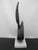 Brown Interlude Home Modernist Twist Metal Sculpture on Marble Base For Sale - Image 8 of 11