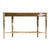 Astor 54"W Demilune Console Table, Light Burl For Sale In Chicago - Image 6 of 8