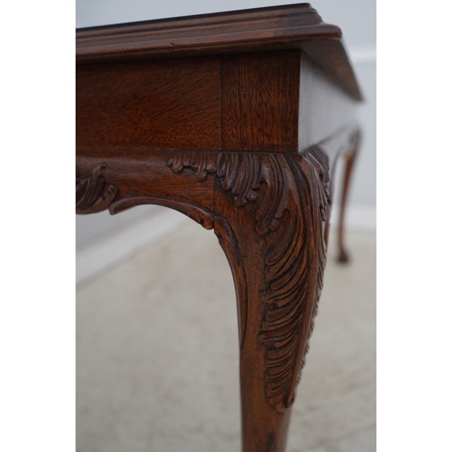 Lane Chippendale Mahogany Clawfoot Sofa Table For Sale - Image 9 of 13