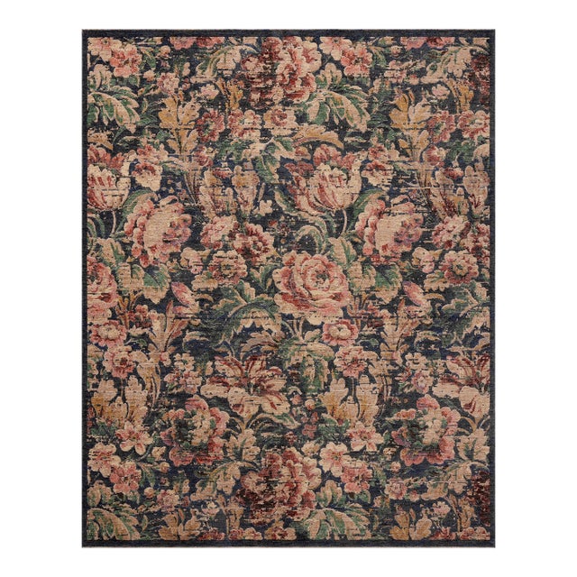 Loloi Winchester Midnight / Blush 11'-6" x 15' Area Rug For Sale
