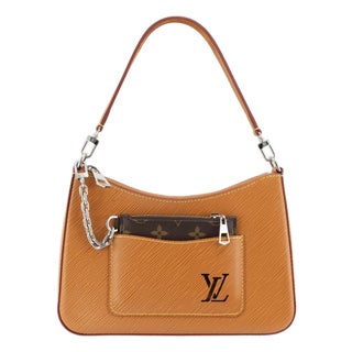 Louis Vuitton Marelle Gold Miel Epi Leather Silver-Tone Hardware Hobo Handbag For Sale