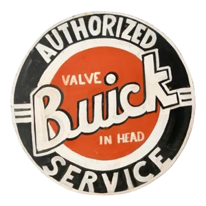 Vintage Buick Valve in Head Service Sign