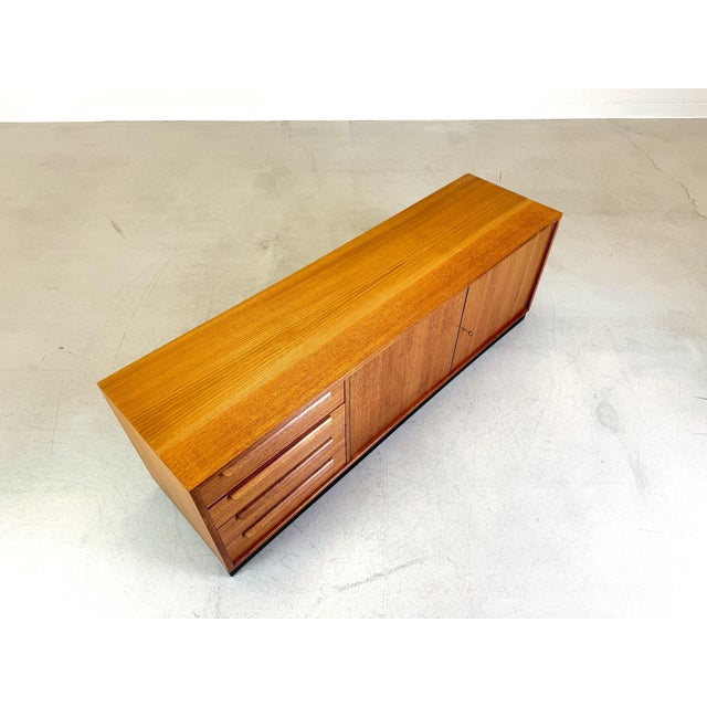 Wood Mid-Century Teak Sideboard Cabinet from Wk Möbel, 1960s For Sale - Image 7 of 17