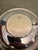 Sterling Silver Round Salver With Engraved Surface "S" and Decorative Border, Early 20th Century