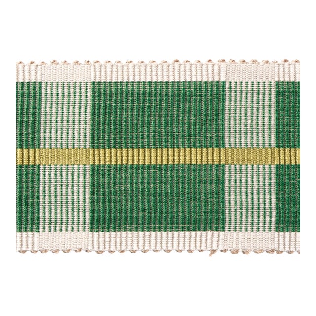 SAMPLE - Schumacher Calcada Tape Wide In Grass For Sale