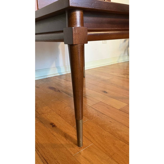 Vintage Inlaid Side Table by American of Martinsville, Circa 1960s For Sale - Image 11 of 12
