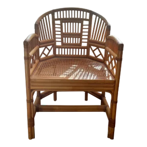 1950s Mid-Century Brighton Pavilion Rattan Cane Chair