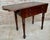 Wood Drop-Leaf Side Table With Two Drawers, 1930s For Sale - Image 11 of 15