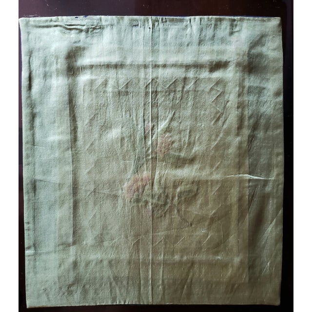 Early 20th Century Chinese Embroidered Silk Panel For Sale In Los Angeles - Image 6 of 6