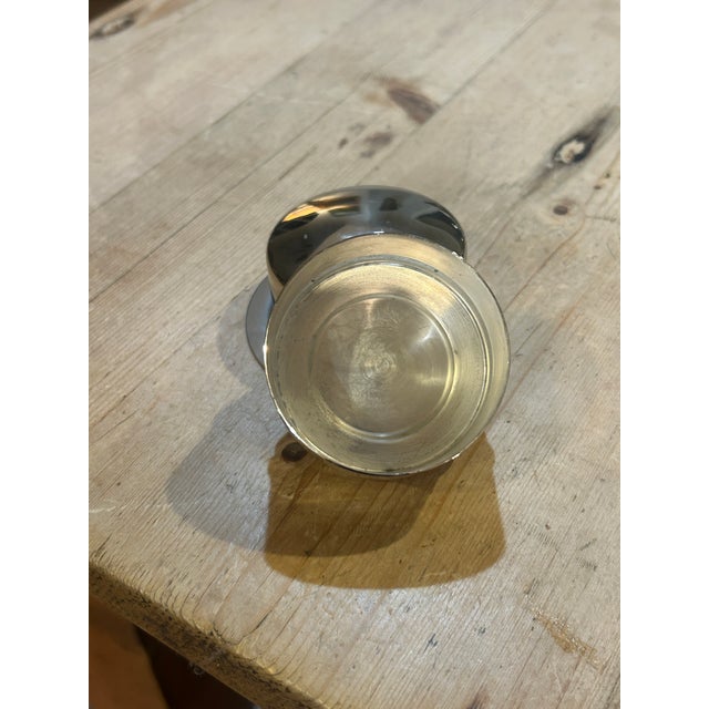 Metal 1950s Italian Silver Plate Rosary Box With Domed Lid For Sale - Image 7 of 8