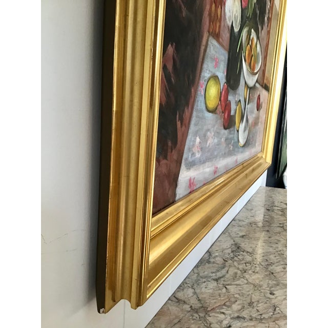 Henri Matisse 1960s Still Life Painting in the Style of Henri Matisse For Sale - Image 4 of 7