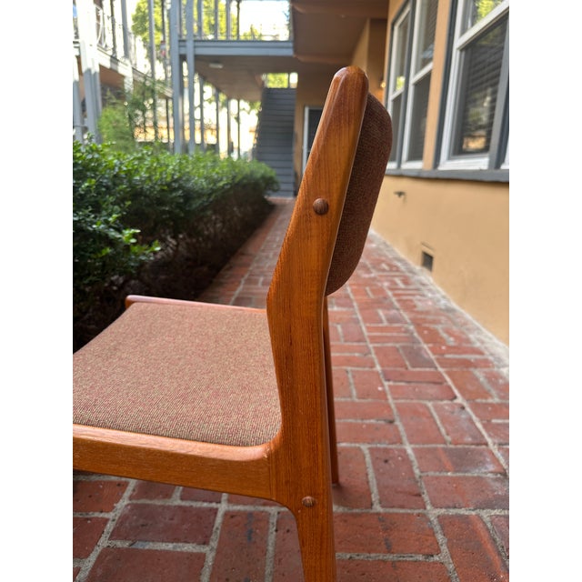 Brown 1970s Pair of Danish Modern Teak Dining Chairs by Findahl's Møbler, Denmark For Sale - Image 8 of 15