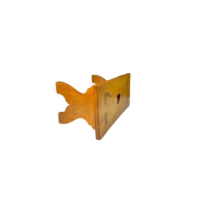 Vintage Footstool in Wood For Sale - Image 4 of 6