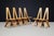Vintage Elm Dining Chairs in the style of Pierre Chapo, 1980, Set of 6 For Sale - Image 12 of 15