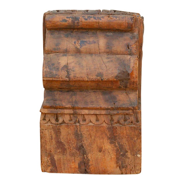 Antique Aged Teak Architectural Fragment For Sale