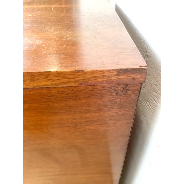 Vintage American Modern Two-Drawer Nightstand For Sale - Image 16 of 18