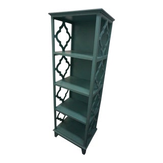 Turquoise Bookshelf For Sale