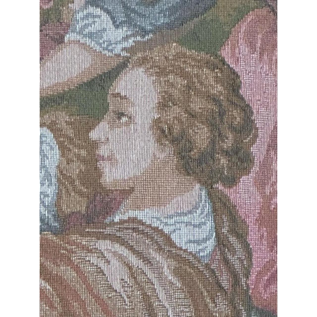 Vintage Aubusson French Jaquar Tapestry, 1960s For Sale - Image 4 of 16
