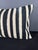 Turkish Hemp Pillow Cushion Natural Beige Black Pillow Cushion Cover 16" x 24" For Sale - Image 4 of 4