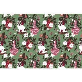 Imperial Palace Chocolate Fabric by the Yard For Sale
