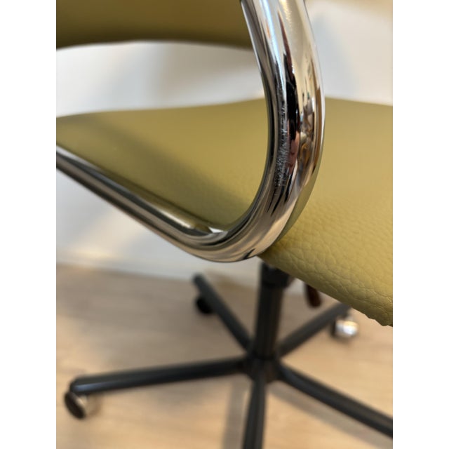 Olive Vintage Office Desk Chair from Kovona, Former Czechoslovakia, 1980s For Sale - Image 8 of 12