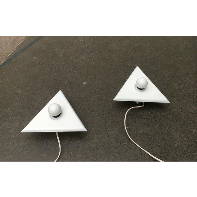 Mid-Century Modern Danish Metal Type 556 White Harlekin Sconces from Horn, 1960s, Set of 2 For Sale - Image 16 of 18