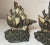 Metal Pair Antique Nautical Cold Painted Bronze Clad Sail Ship Boat Nautical Bookends For Sale - Image 7 of 11