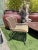 Sand Outdoor Sand Faux Wicker Easy Chair For Sale - Image 8 of 8
