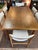 Wood 1950s Danish Teak Draw Leaf Dining Table With 6 Chairs Mid Century Modern For Sale - Image 7 of 11