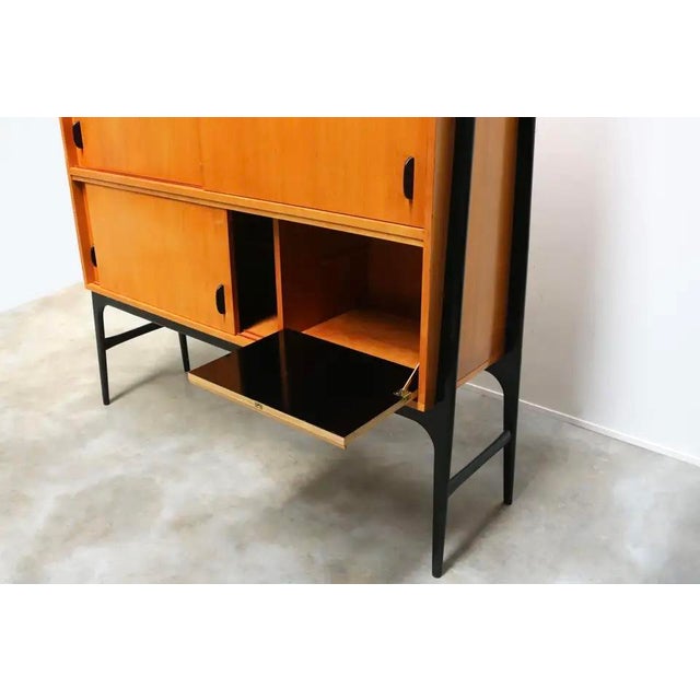 Mid-Century Modern Belgian Highboard by Alfred Hendrickx for Belform, 1958 For Sale - Image 13 of 15