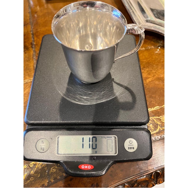 Georg Jensen Sterling Silver Baby / Christening Cup For Sale - Image 9 of 12
