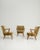 Set Of Three Mid Century Modern Upholstered Armchairs For Sale - Image 11 of 12