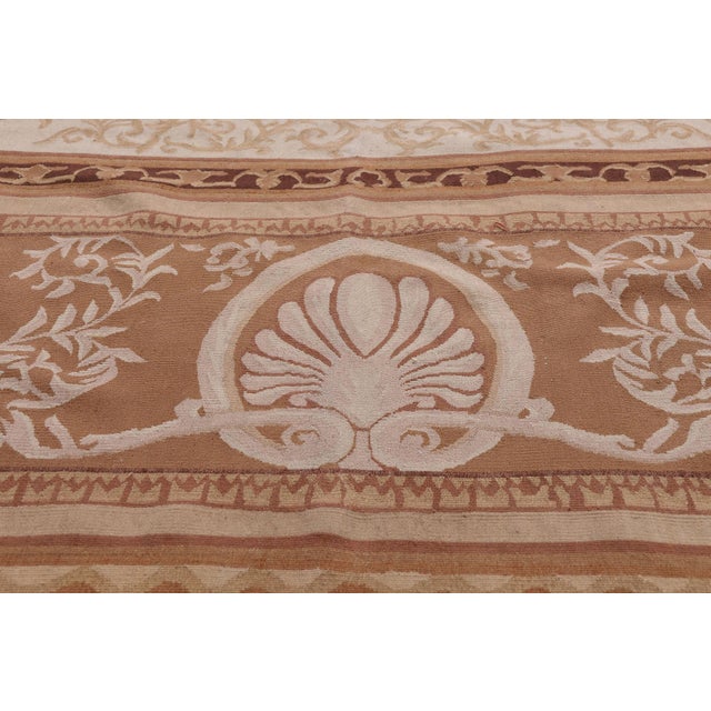 Mid 20th Century Vintage Chinese Aubusson Rug, 09'00 X 12'01 For Sale - Image 5 of 10